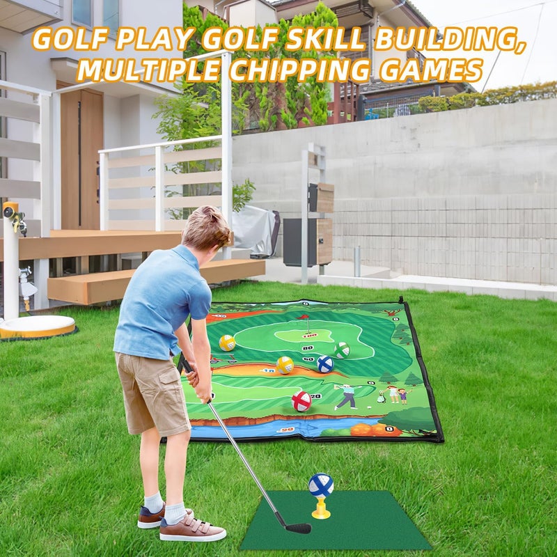 Spobot Golf Game Play Set for Kids - Bow and Arrow Set - 2-Pack Up Archery Set with 20 Suction Cup Arrows - Indoor and Outdoor Toy for Boys Girls 4 5 6 7 8 9 10 11 12 Year Old - Image 3
